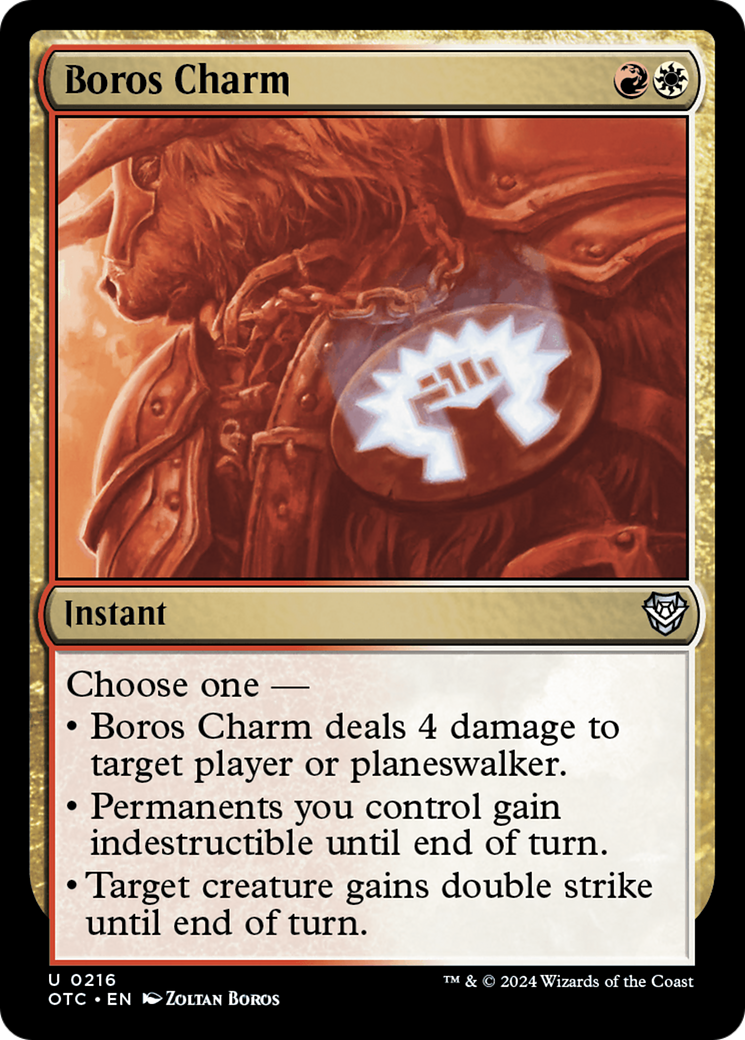 Boros Charm [Outlaws of Thunder Junction Commander] | D20 Games