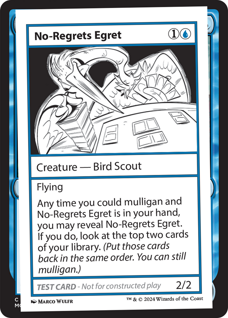 No-Regrets Egret [Mystery Booster 2 Playtest Cards] | D20 Games