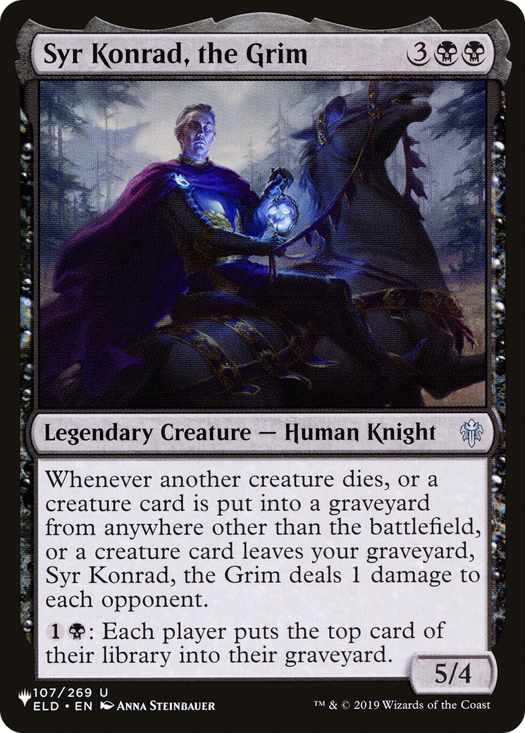 Syr Konrad, the Grim [The List] | D20 Games