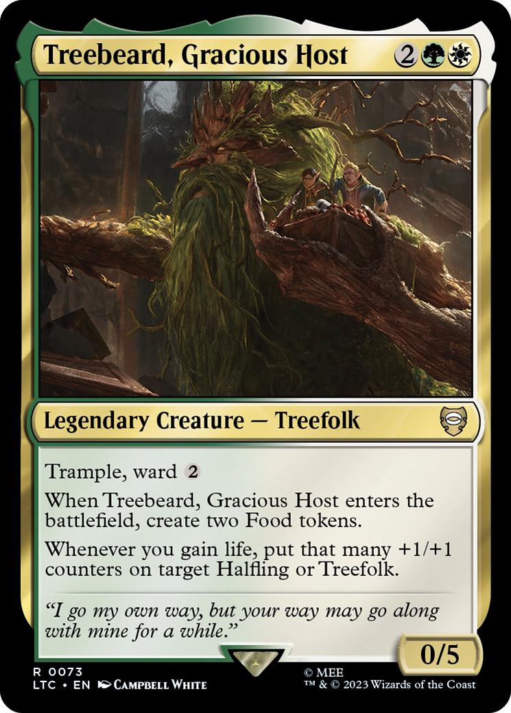 Treebeard, Gracious Host [The Lord of the Rings: Tales of Middle-Earth Commander] | D20 Games