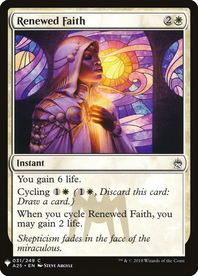 Renewed Faith [Mystery Booster] | D20 Games