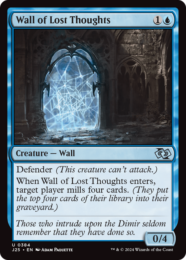 Wall of Lost Thoughts [Foundations Jumpstart] | D20 Games