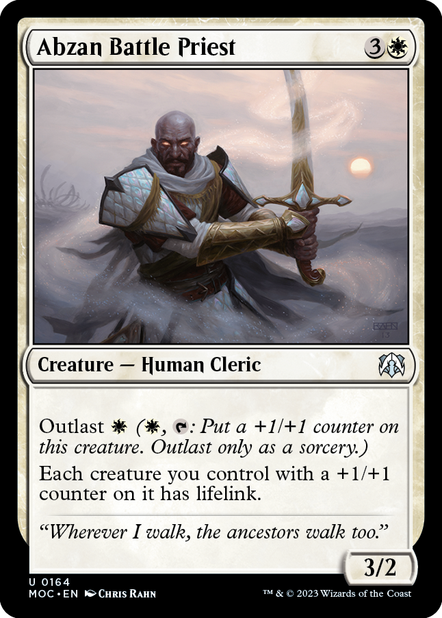 Abzan Battle Priest [March of the Machine Commander] | D20 Games