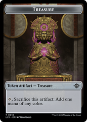 Treasure (0018) // Golem Double-Sided Token [The Lost Caverns of Ixalan Tokens] | D20 Games