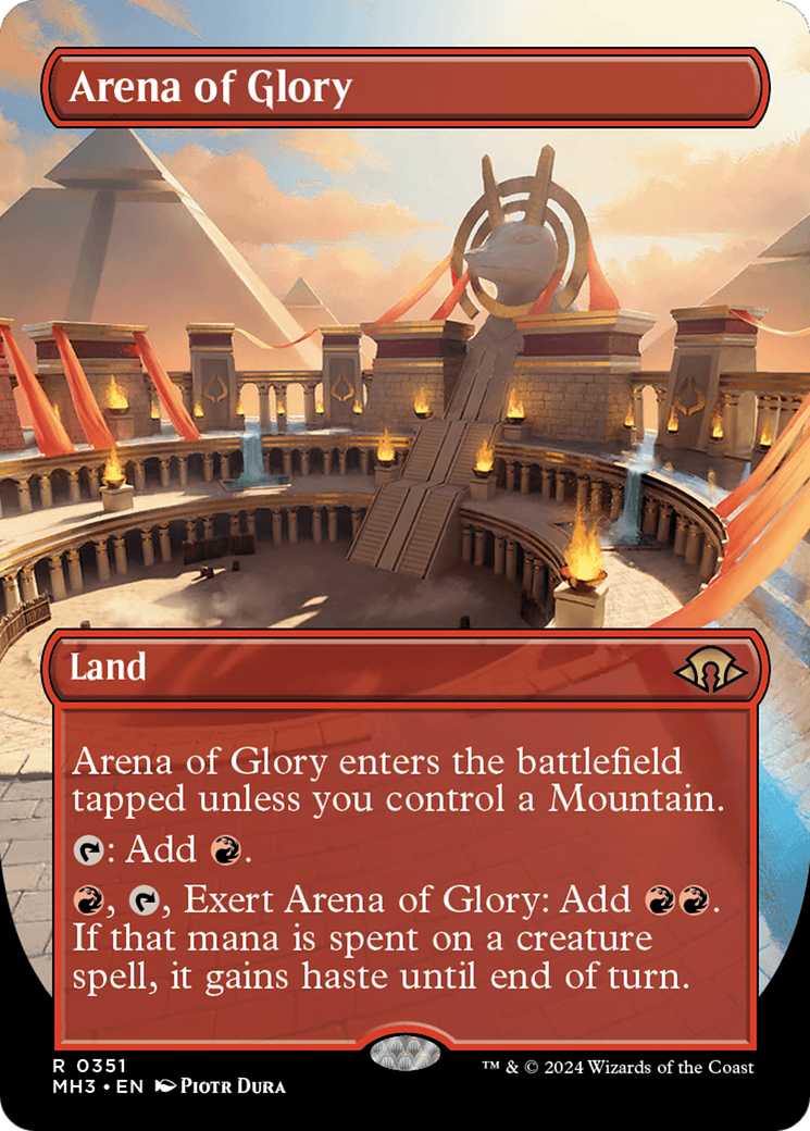 Arena of Glory (Borderless) [Modern Horizons 3] | D20 Games
