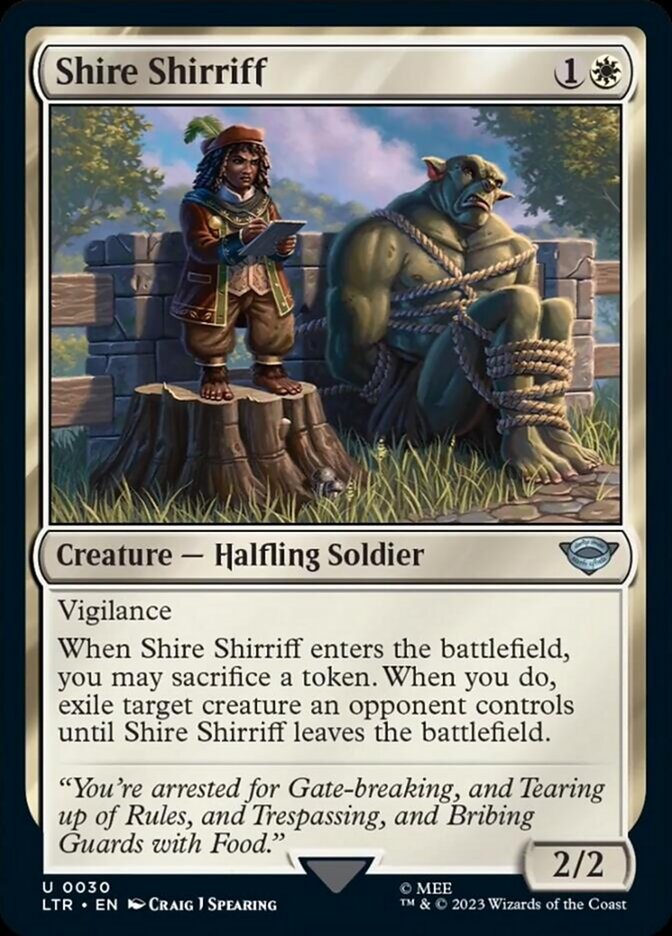 Shire Shirriff [The Lord of the Rings: Tales of Middle-Earth] | D20 Games