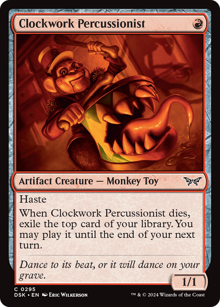 Clockwork Percussionist (0295) [Duskmourn: House of Horror] | D20 Games