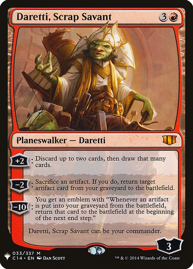 Daretti, Scrap Savant [Mystery Booster] | D20 Games