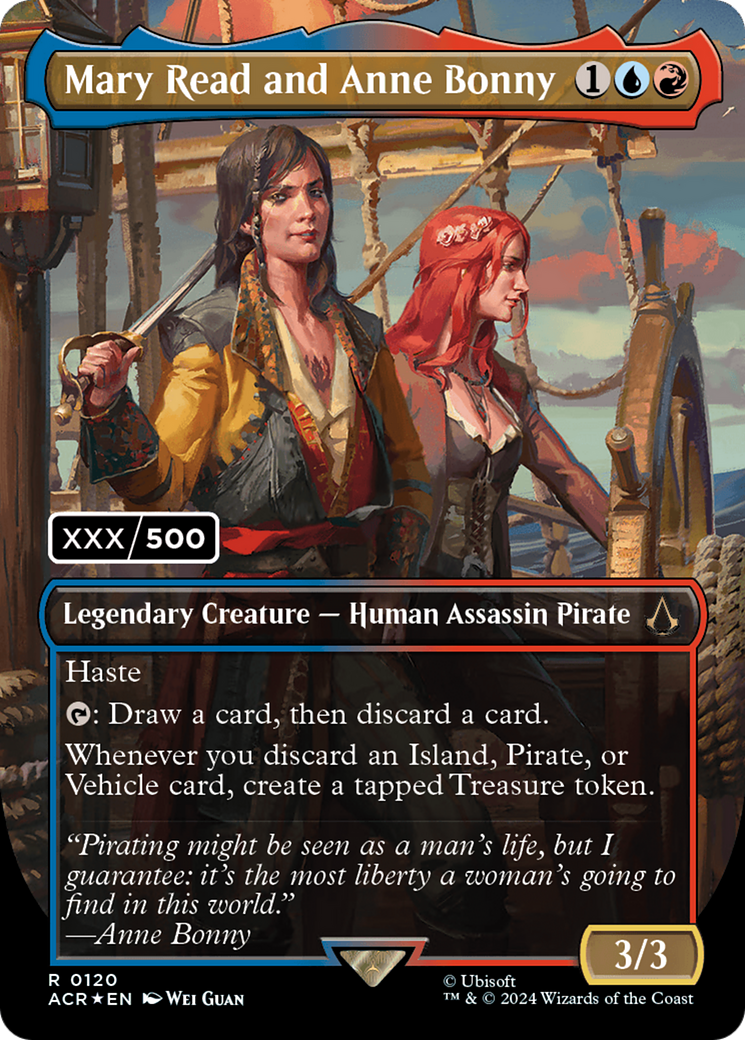 Mary Read and Anne Bonny (English) (Serial Numbered) [Assassin's Creed] | D20 Games