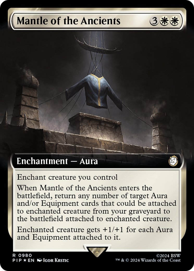 Mantle of the Ancients (Extended Art) (Surge Foil) [Fallout] | D20 Games