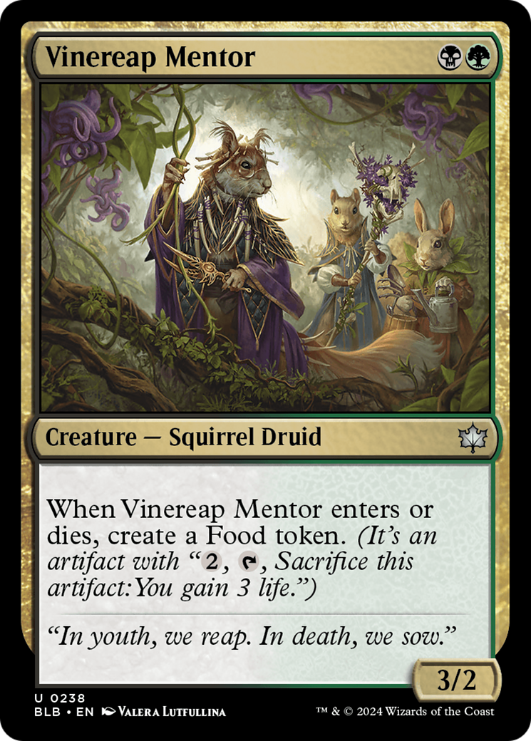 Vinereap Mentor [Bloomburrow] | D20 Games