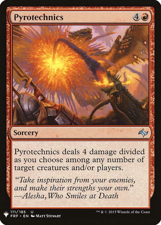 Pyrotechnics [Mystery Booster] | D20 Games