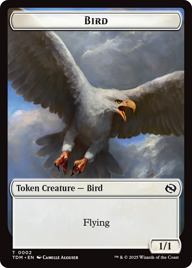 Spider // Bird Double-Sided Token [Tarkir: Dragonstorm Commander Tokens] | D20 Games