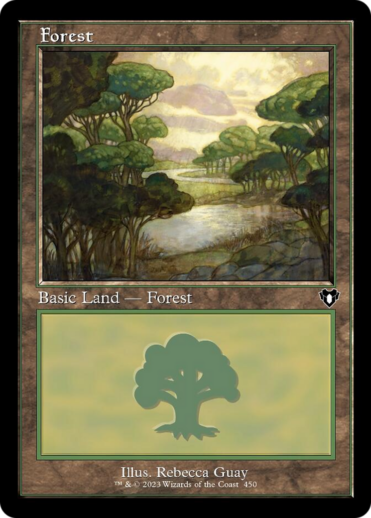 Forest (450) (Retro) [Commander Masters] | D20 Games