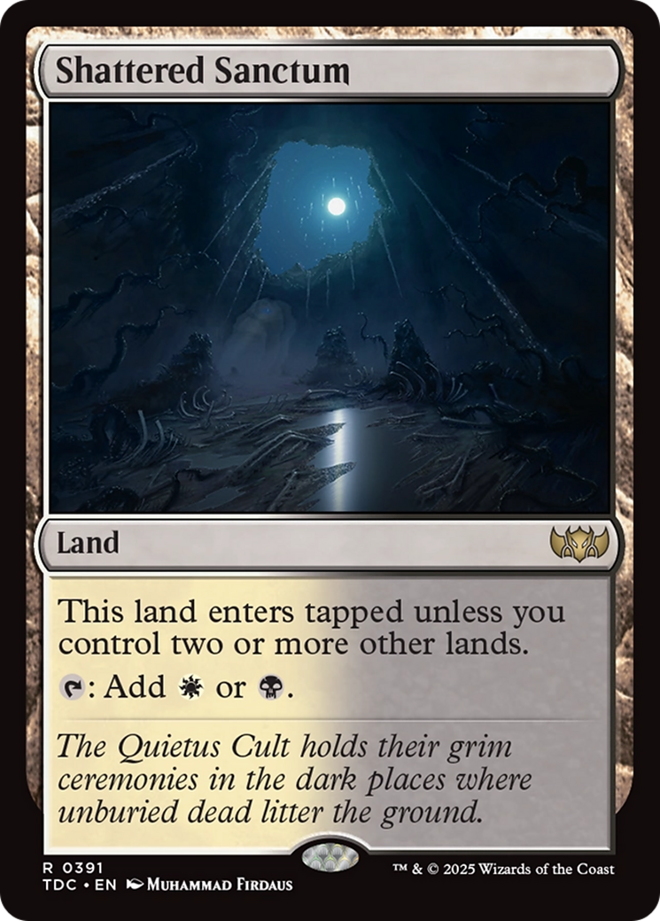 Shattered Sanctum [Tarkir: Dragonstorm Commander] | D20 Games