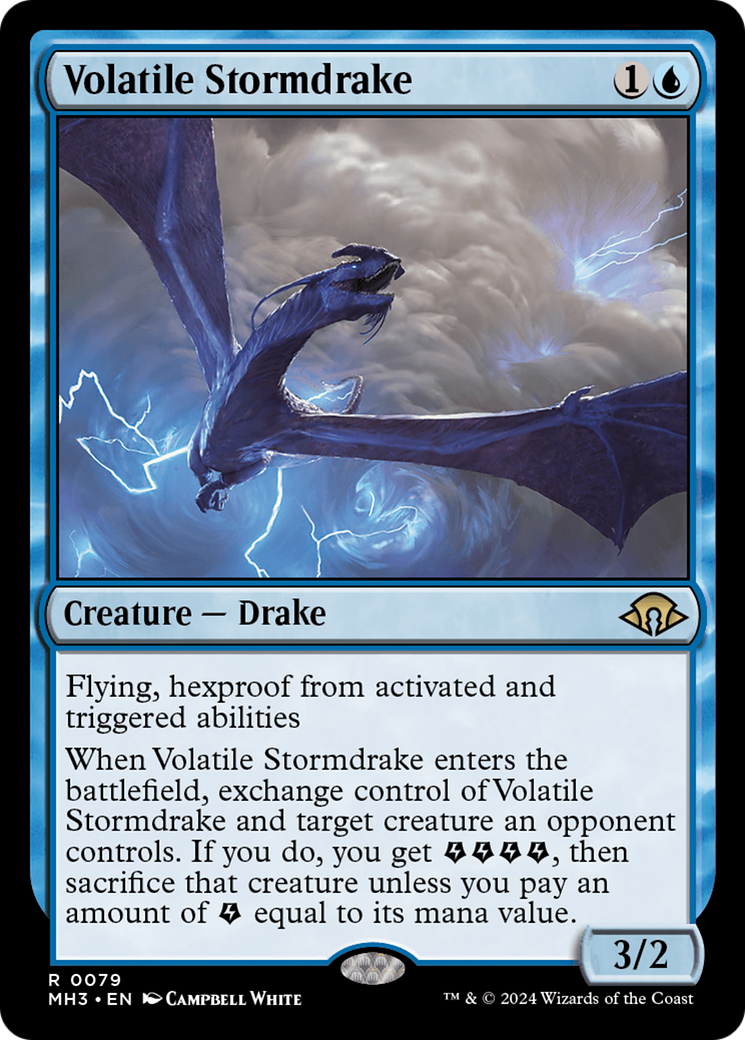 Volatile Stormdrake [Modern Horizons 3] | D20 Games