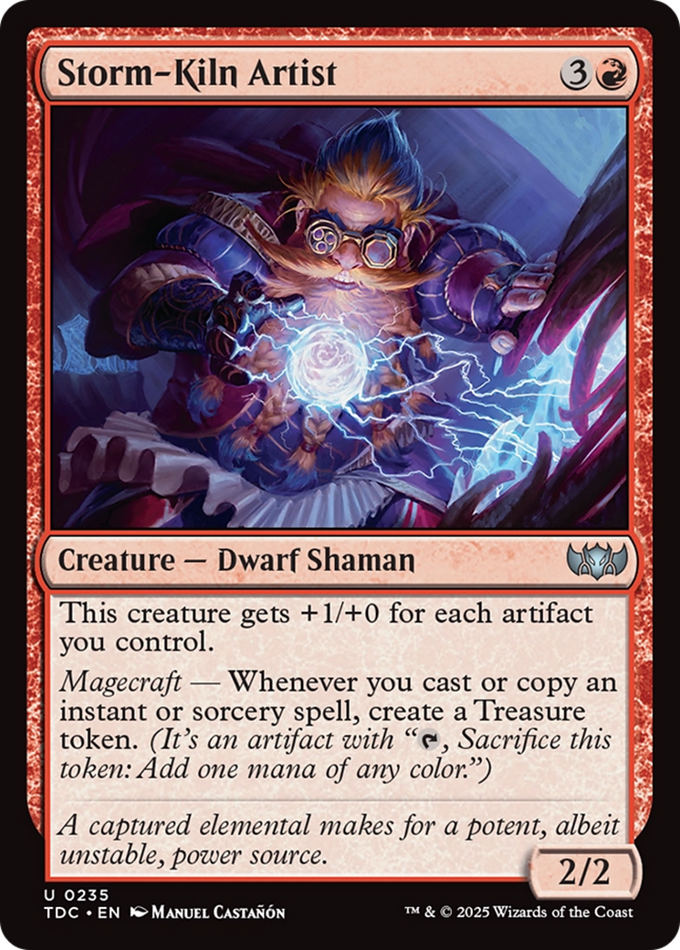 Storm-Kiln Artist [Tarkir: Dragonstorm Commander] | D20 Games
