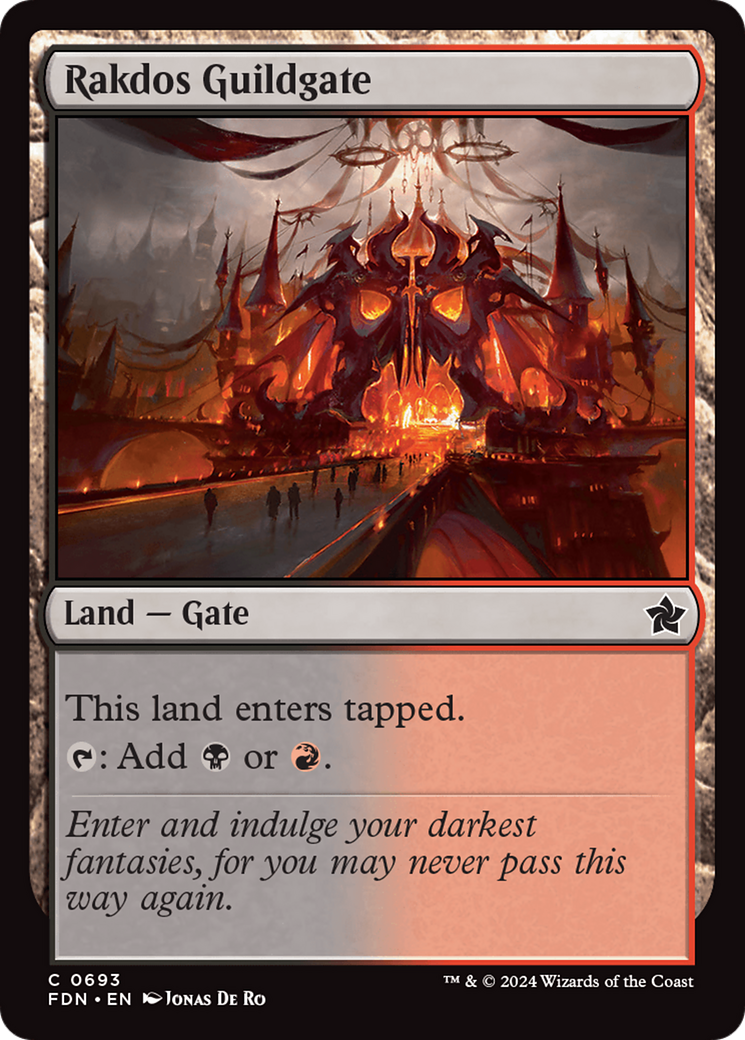 Rakdos Guildgate [Foundations] | D20 Games