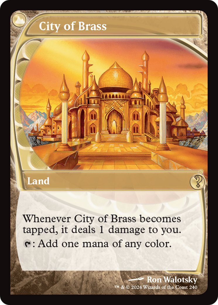 City of Brass (Future Sight) [Mystery Booster 2] | D20 Games