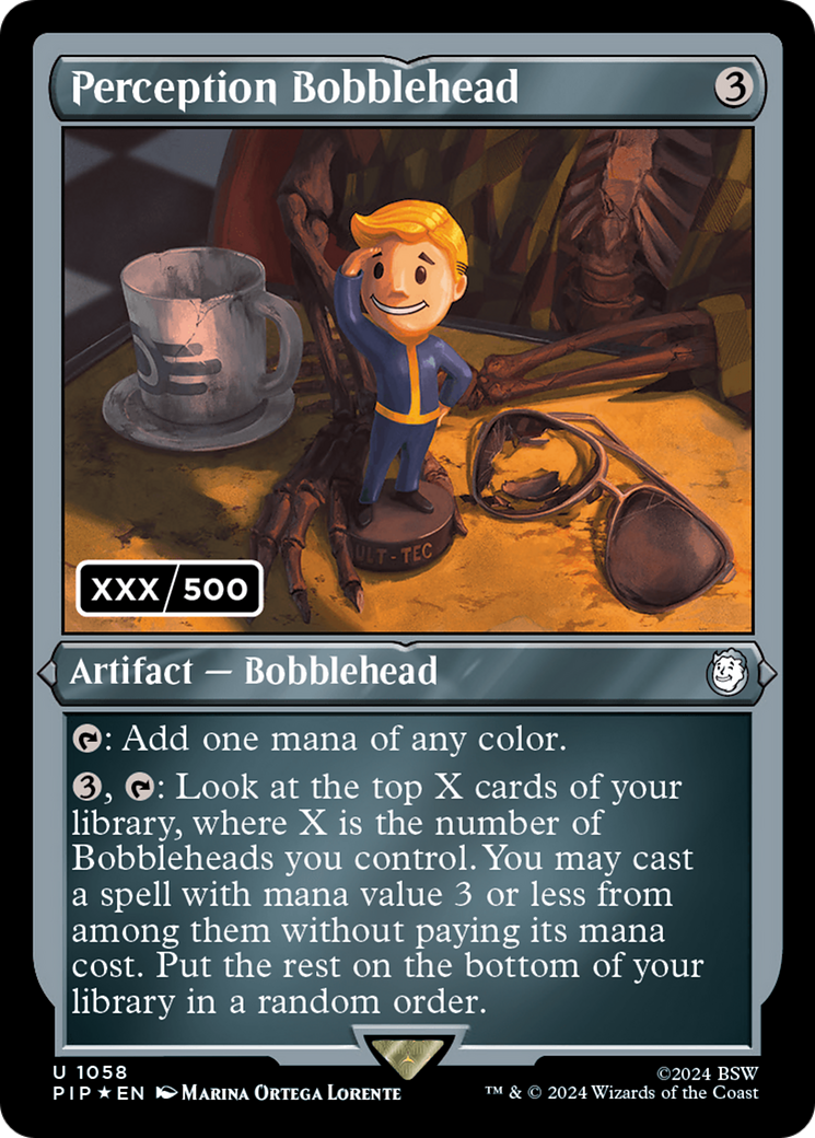 Perception Bobblehead (Serial Numbered) [Fallout] | D20 Games