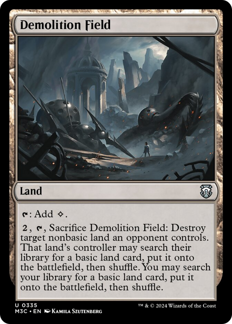 Demolition Field [Modern Horizons 3 Commander] | D20 Games