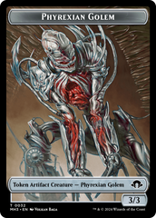 Eldrazi Spawn // Phyrexian Golem Double-Sided Token [Modern Horizons 3 Tokens] | D20 Games