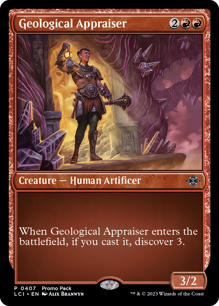 Geological Appraiser [The Lost Caverns of Ixalan Promos] | D20 Games