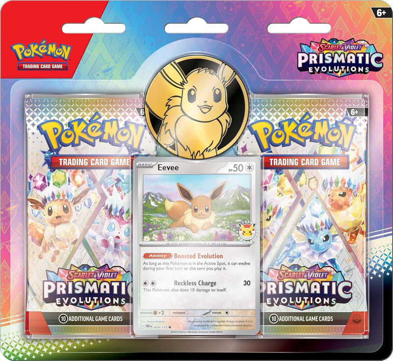 Pokémon TCG: Scarlet & Violet Prismatic Evolutions Two-Booster Blister
