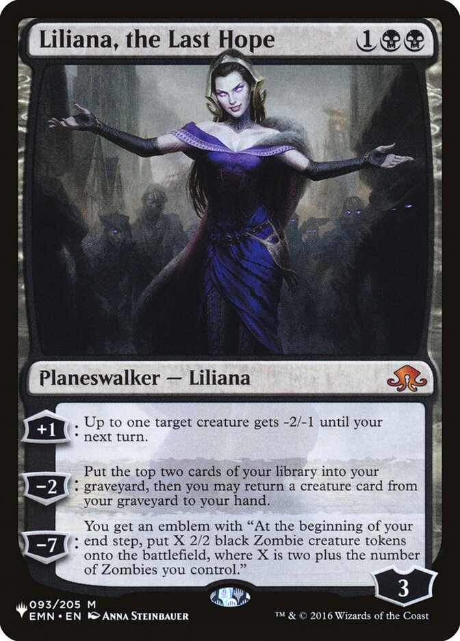 Liliana, the Last Hope [The List] | D20 Games