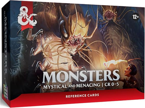 D&D Reference Cards: Monsters (Mystical and Menacing)