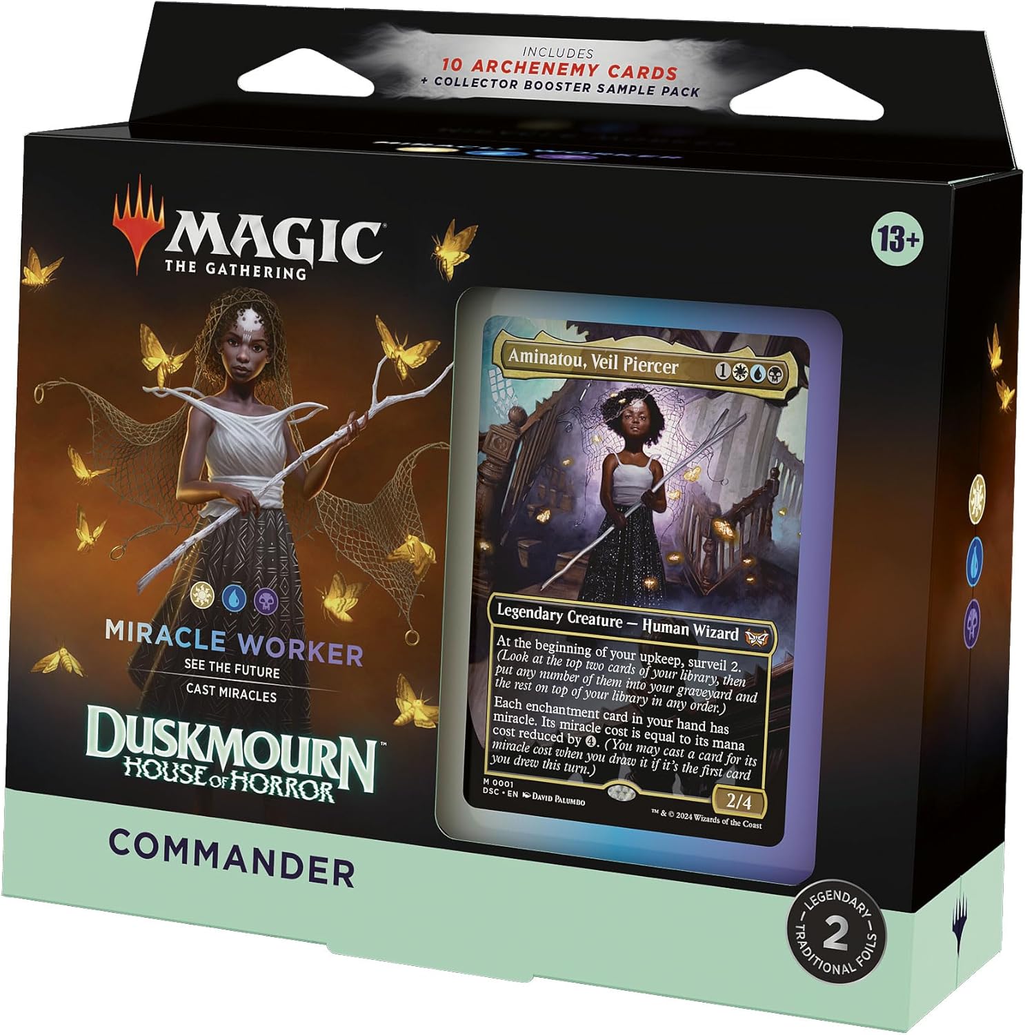 Magic the Gathering Duskmourn Commander Deck - Miracle Worker | D20 Games