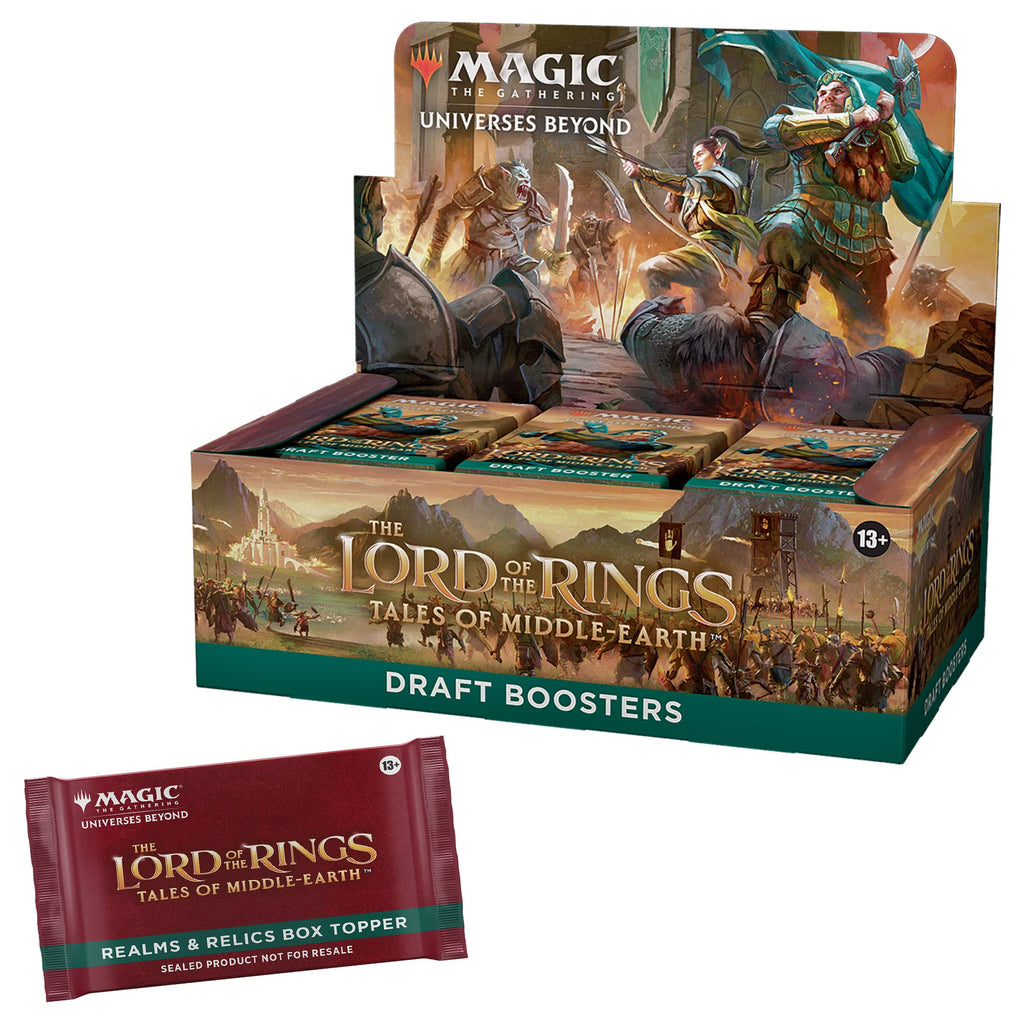 lord of the rings play booster box Lord of The Rings Tales of Middle-Earth Draft Booster Box