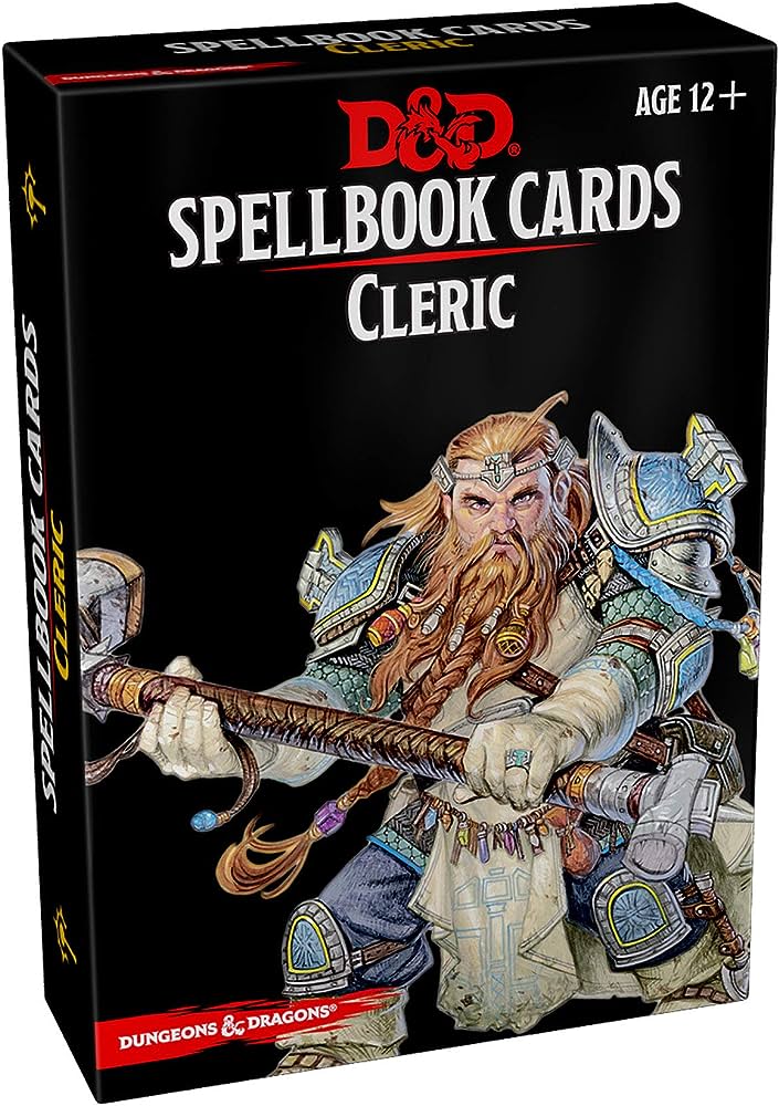 D&D Spellbook Cards: Cleric | D20 Games
