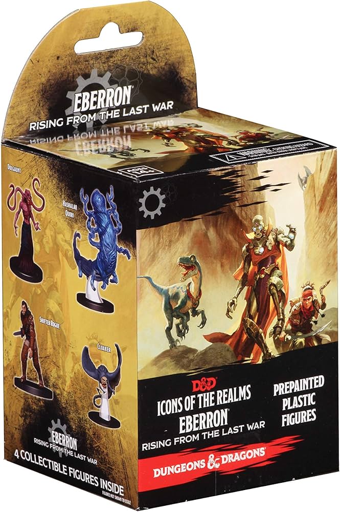 Dungeons and Dragons Icons of the Realms Pre-Painted Plastic Figures - Eberron Rising from the Last War | D20 Games