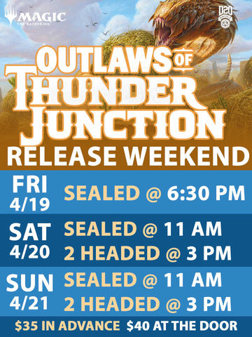 Sat 11am Release Outlaws of Thunder Junction ticket - Sat, 20 2024