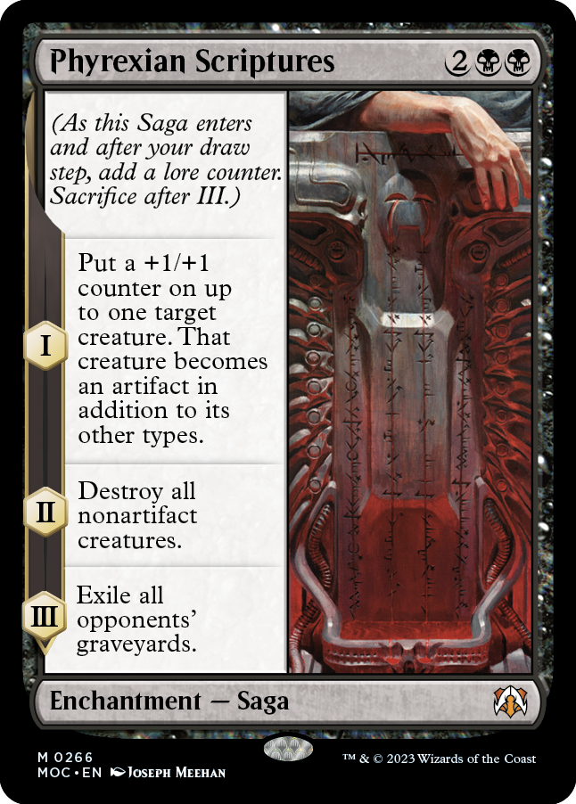 Phyrexian Scriptures [March of the Machine Commander] | D20 Games