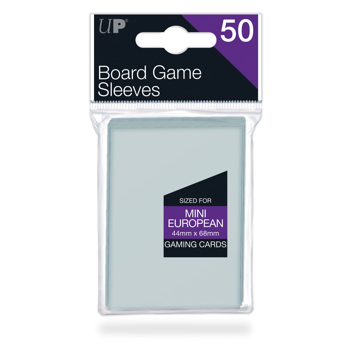 Ultra Pro Board Game Sleeves - Translucent Mini European | D20 Games