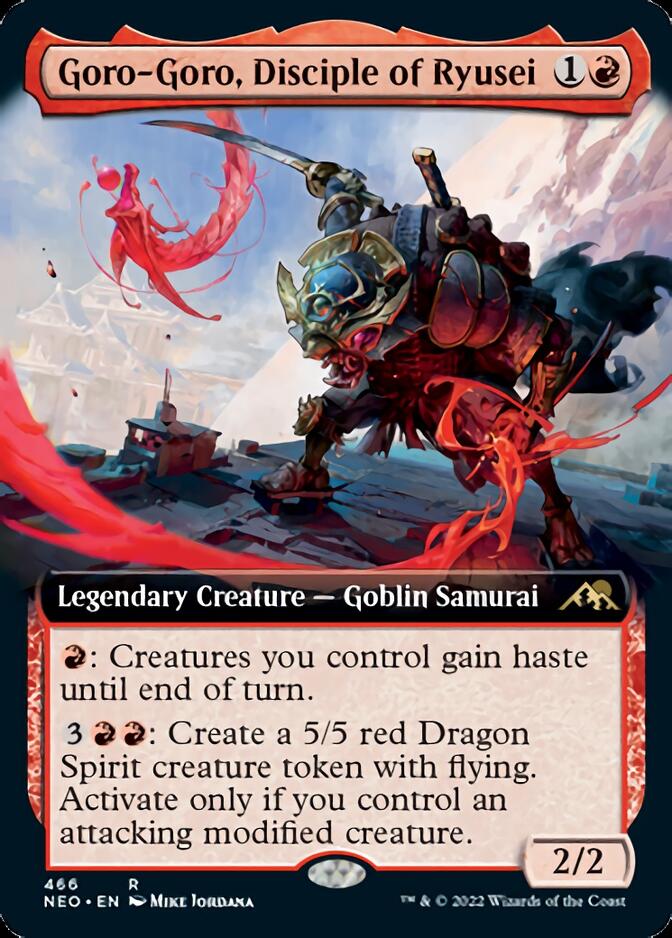 Goro-Goro, Disciple of Ryusei (Extended Art) [Kamigawa: Neon Dynasty] | D20 Games