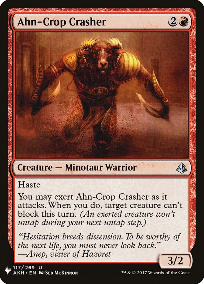 Ahn-Crop Crasher [Mystery Booster] | D20 Games