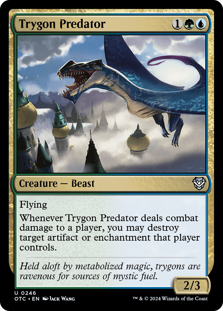 Trygon Predator [Outlaws of Thunder Junction Commander] | D20 Games