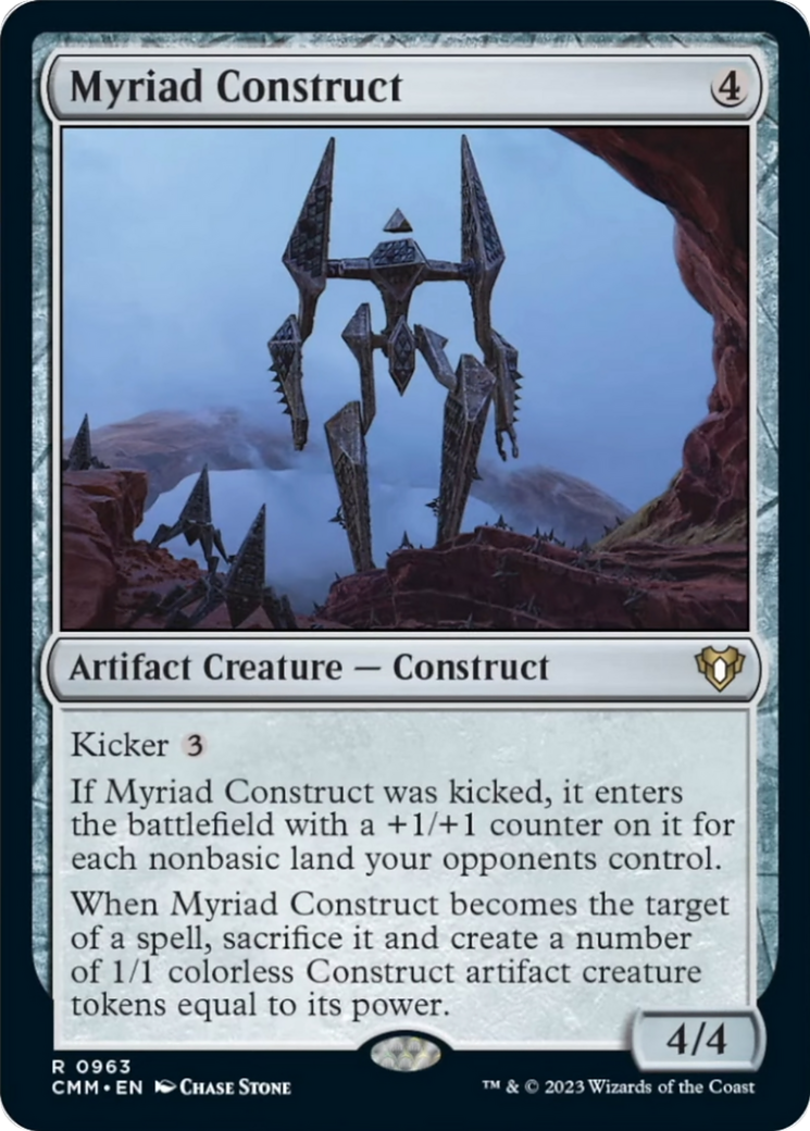 Myriad Construct [Commander Masters] | D20 Games