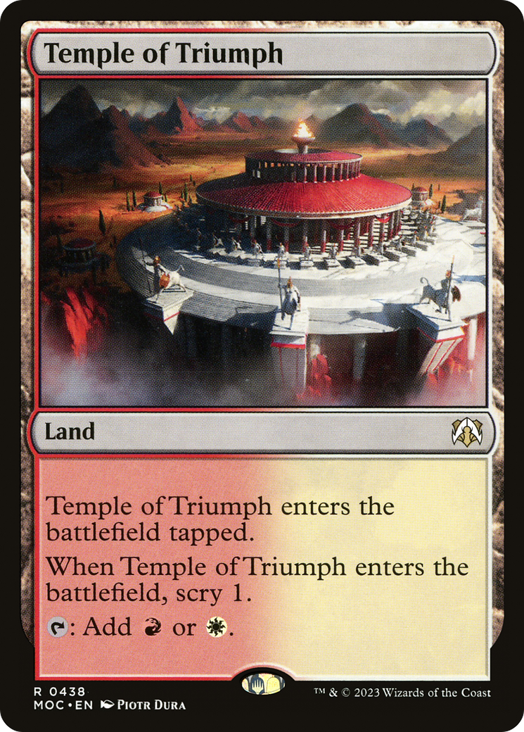 Temple of Triumph [March of the Machine Commander] | D20 Games