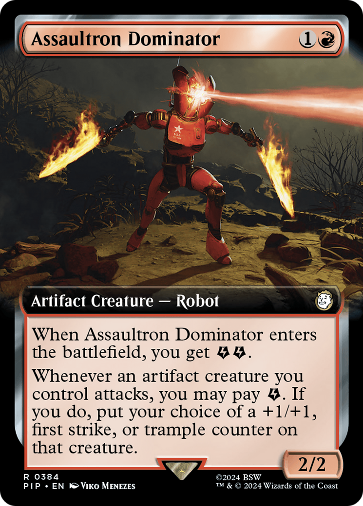 Assaultron Dominator (Extended Art) [Fallout] | D20 Games