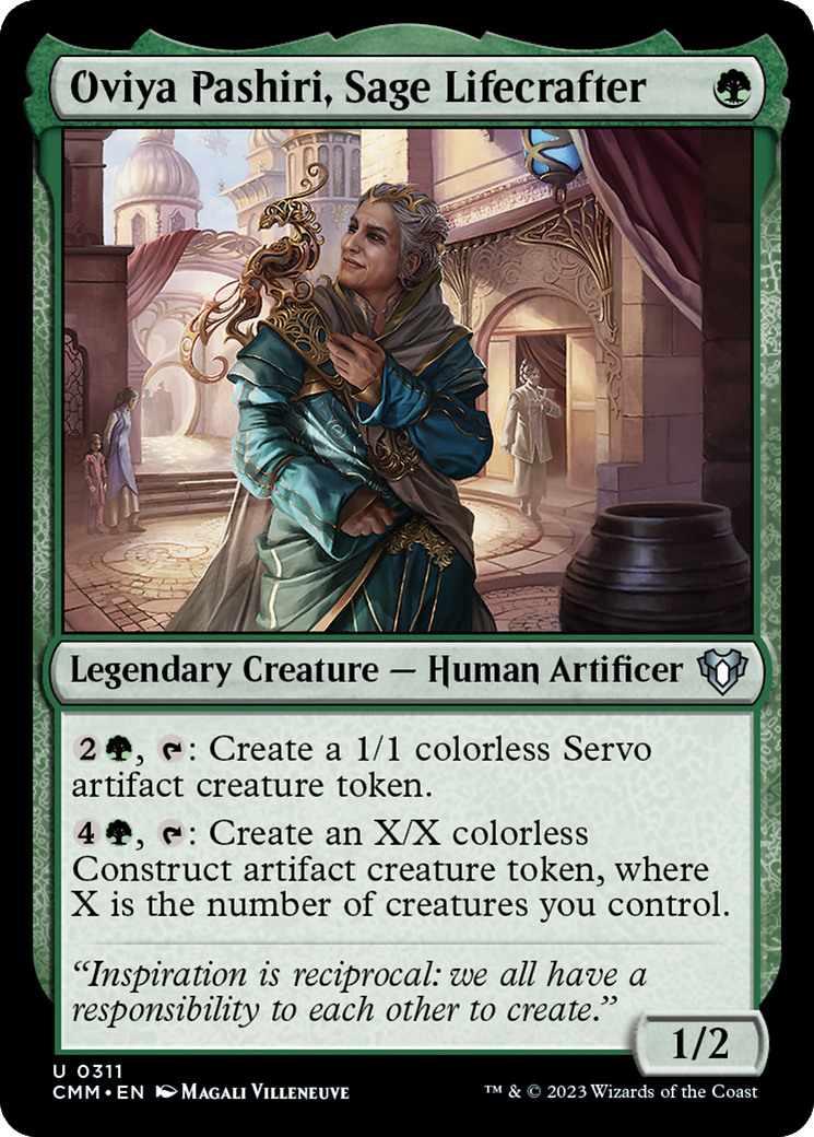 Oviya Pashiri, Sage Lifecrafter [Commander Masters] | D20 Games