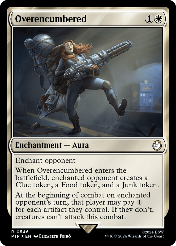 Overencumbered (Surge Foil) [Fallout] | D20 Games