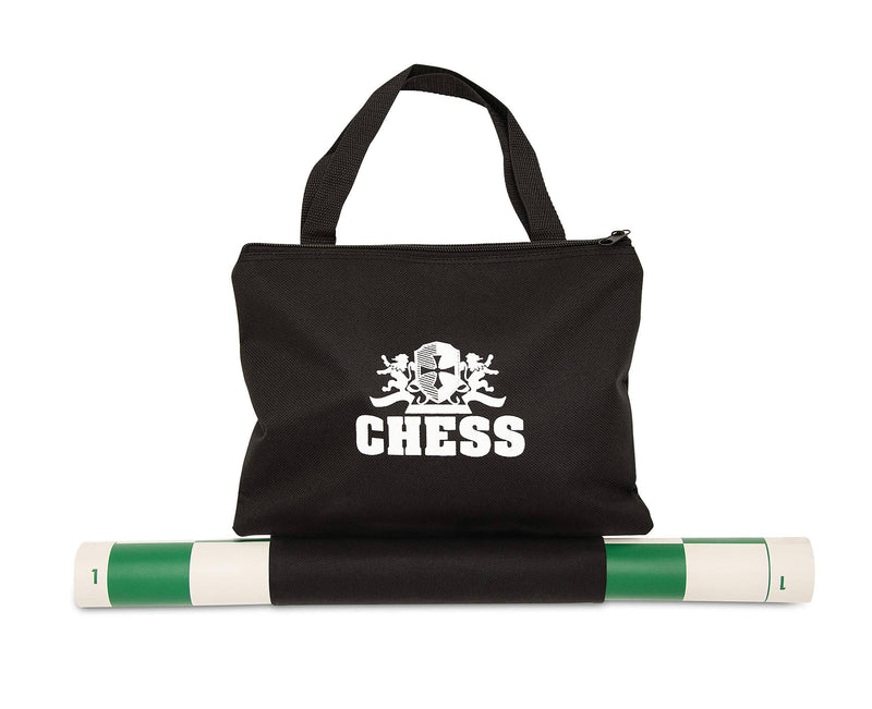 WE Games Best Value Tournament Chess Set - 20 inch: Green