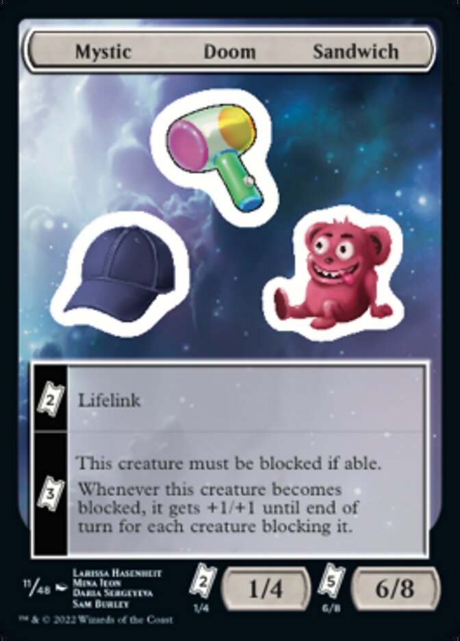 Mystic Doom Sandwich [Unfinity Stickers] | D20 Games