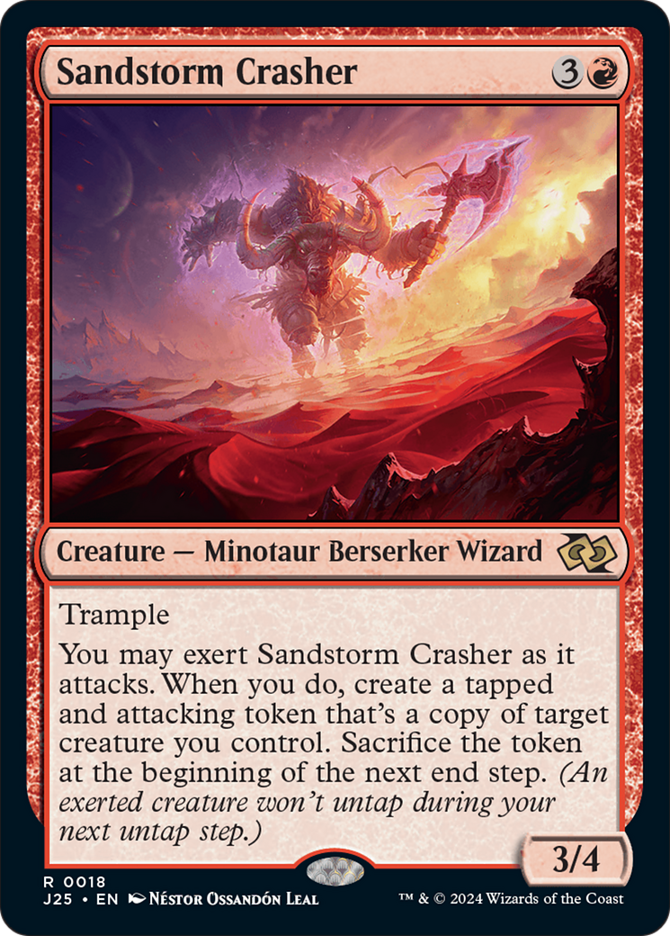 Sandstorm Crasher [Foundations Jumpstart] | D20 Games