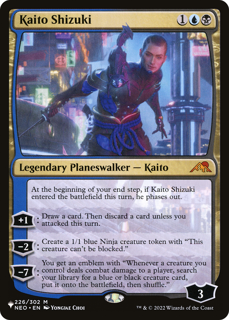 Kaito Shizuki [The List] | D20 Games