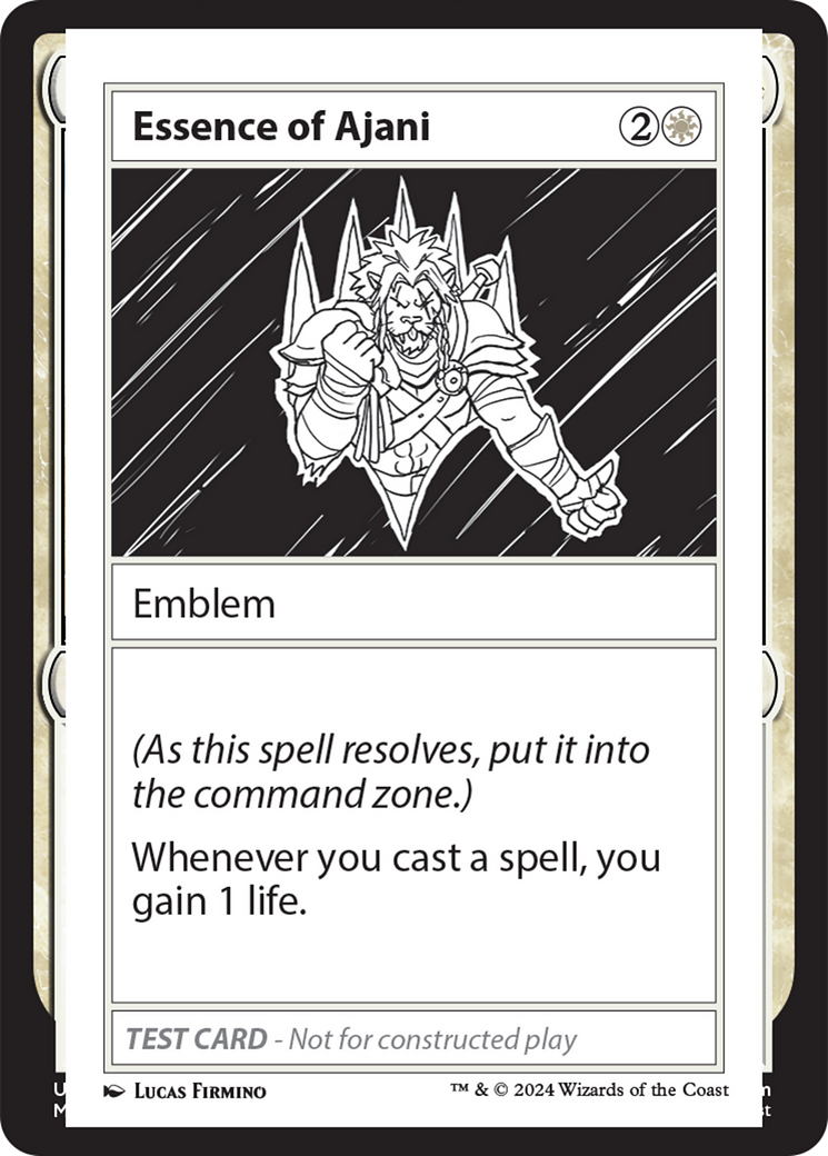 Essence of Ajani [Mystery Booster 2 Playtest Cards] | D20 Games